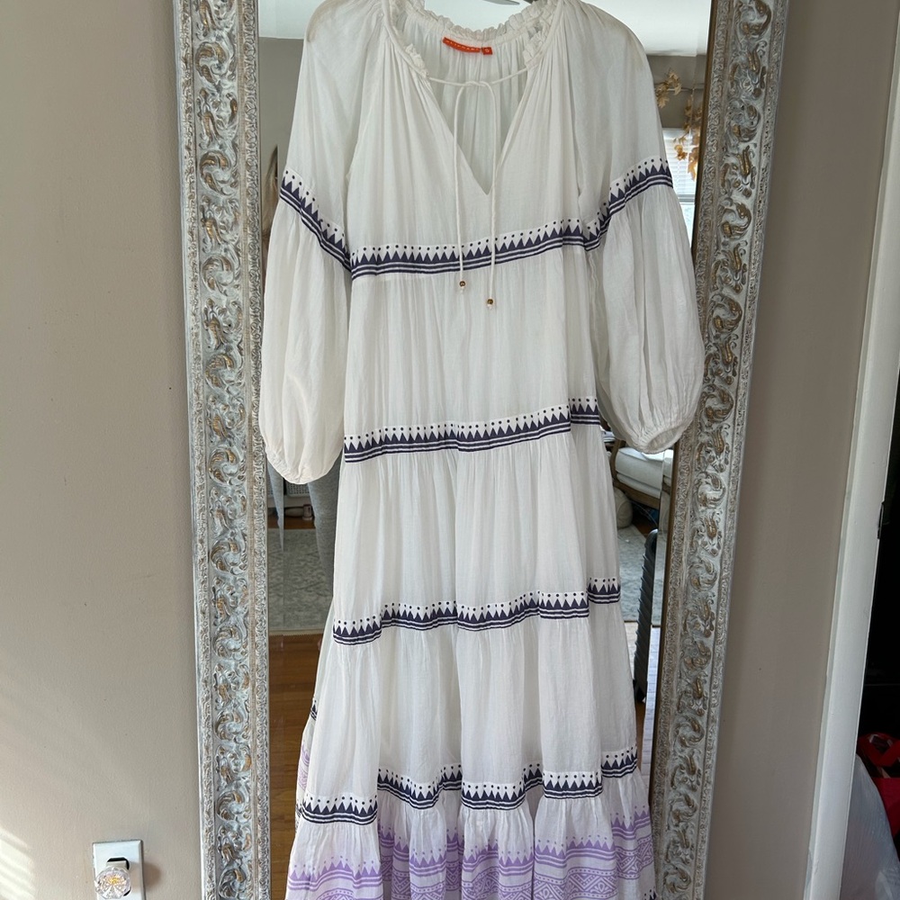 Oliphant Tiered Maxi Dress size sm